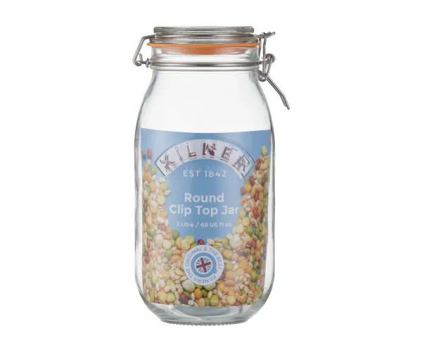ROUND CLIP TOP JAR 2L