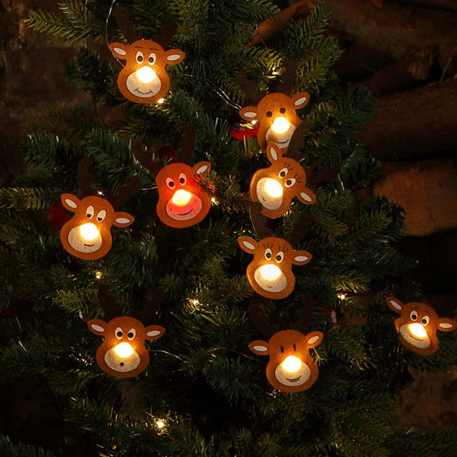 NOMA 10 REINDEER STRING LIGHT - BATTERY OPERATED