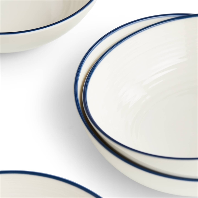 GORDON RAMSAY MAZE DENIM LINE SET OF 4 CEREAL BOWLS