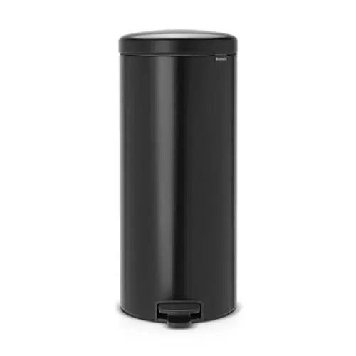 NEWLCON PEDAL BIN 30L MATT BLACK