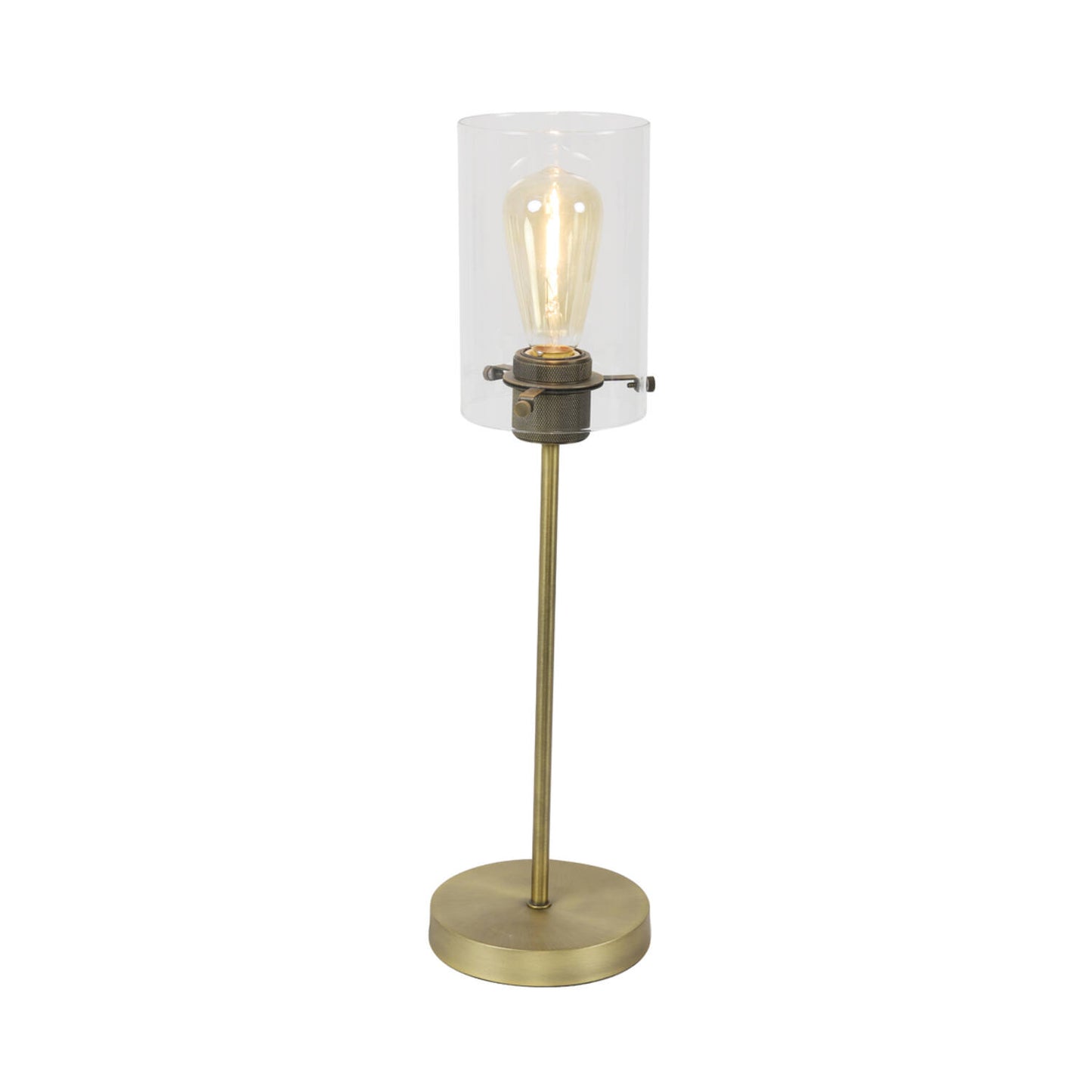 LIGHT & LIVING TABLE LAMP 15*55CM VANCOUVER ANT. BRONZE-GLASS
