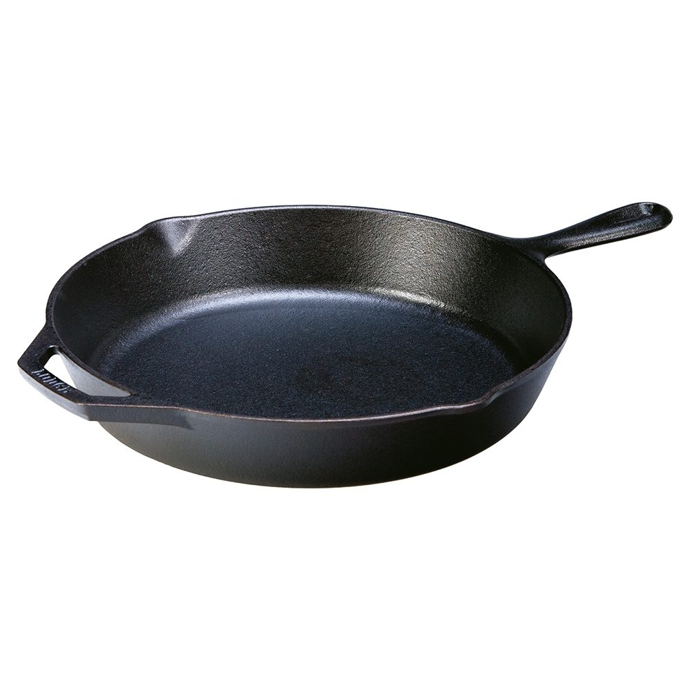 LODGE ROUND SKILLET WITH HANDLE 12INCH DIA (30.5CM)