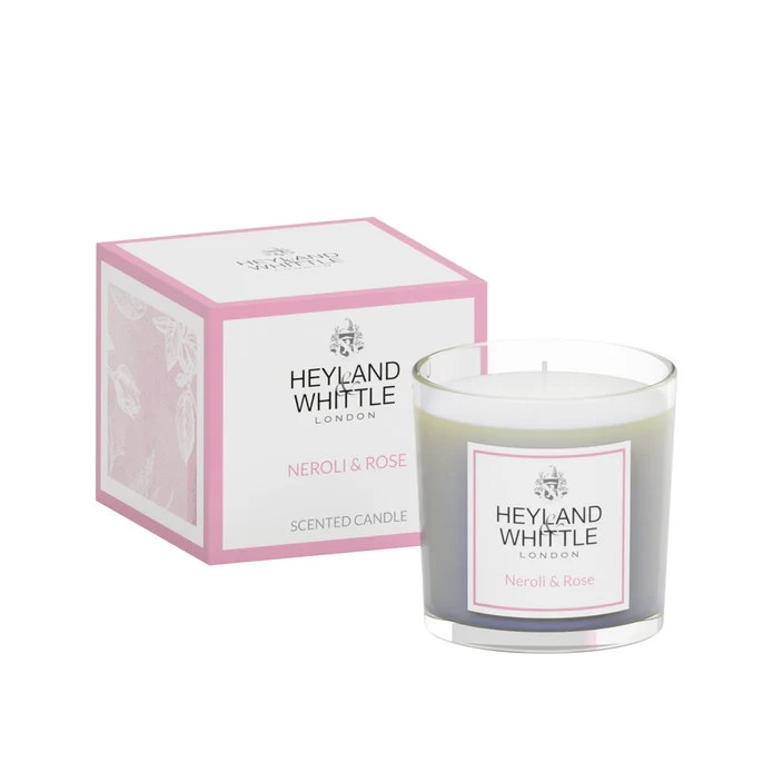 HEYLAND & WHITTLE 180G CANDLE NEROLI & ROSE