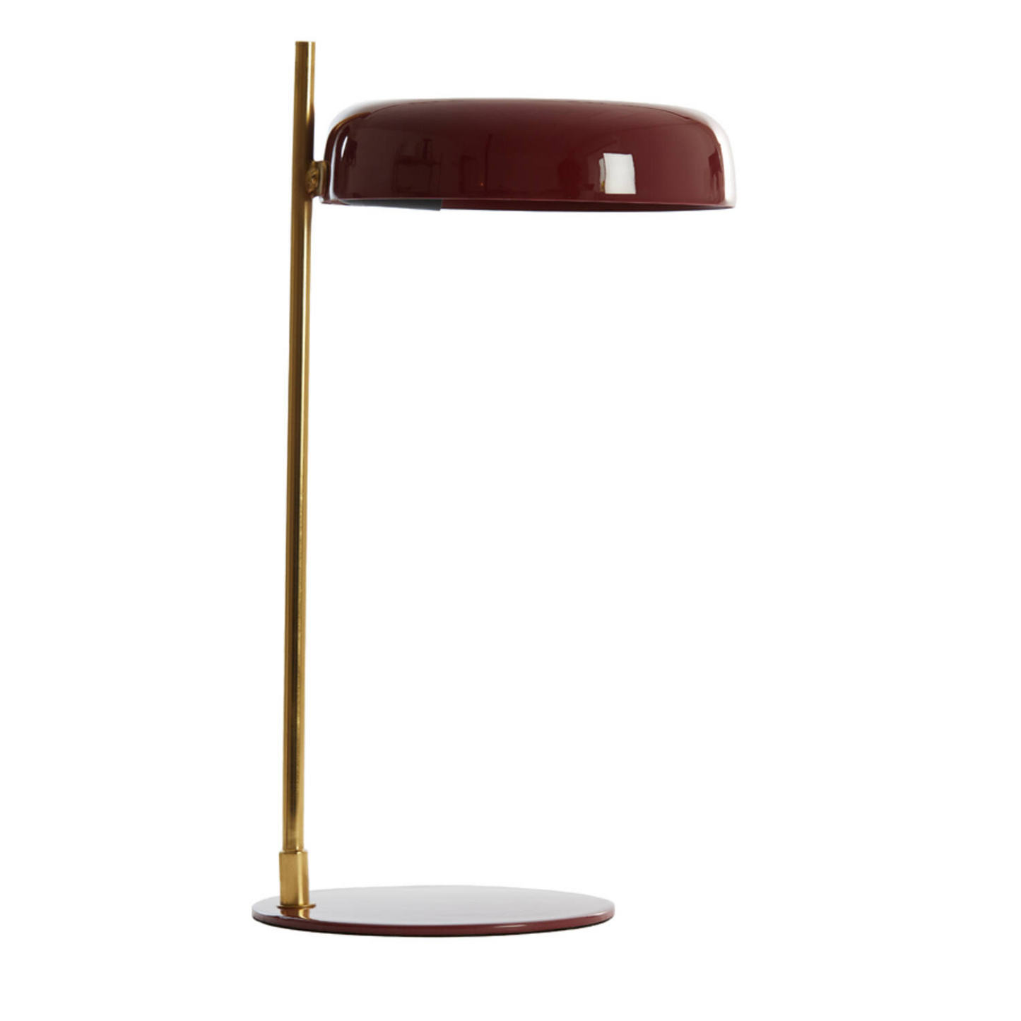 LIGHT & LIVING MALEKA TABLE LAMP-BURGUNDY & GOLD