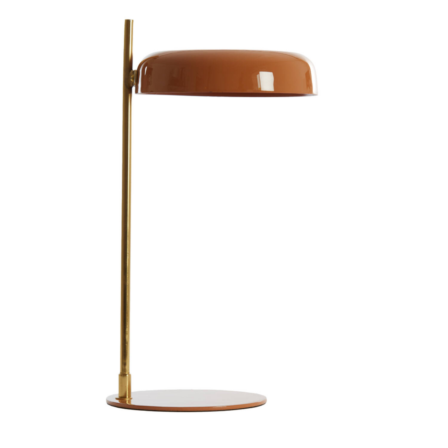 LIGHT & LIVING MALEKA TABLE LAMP-ORANGE & GOLD