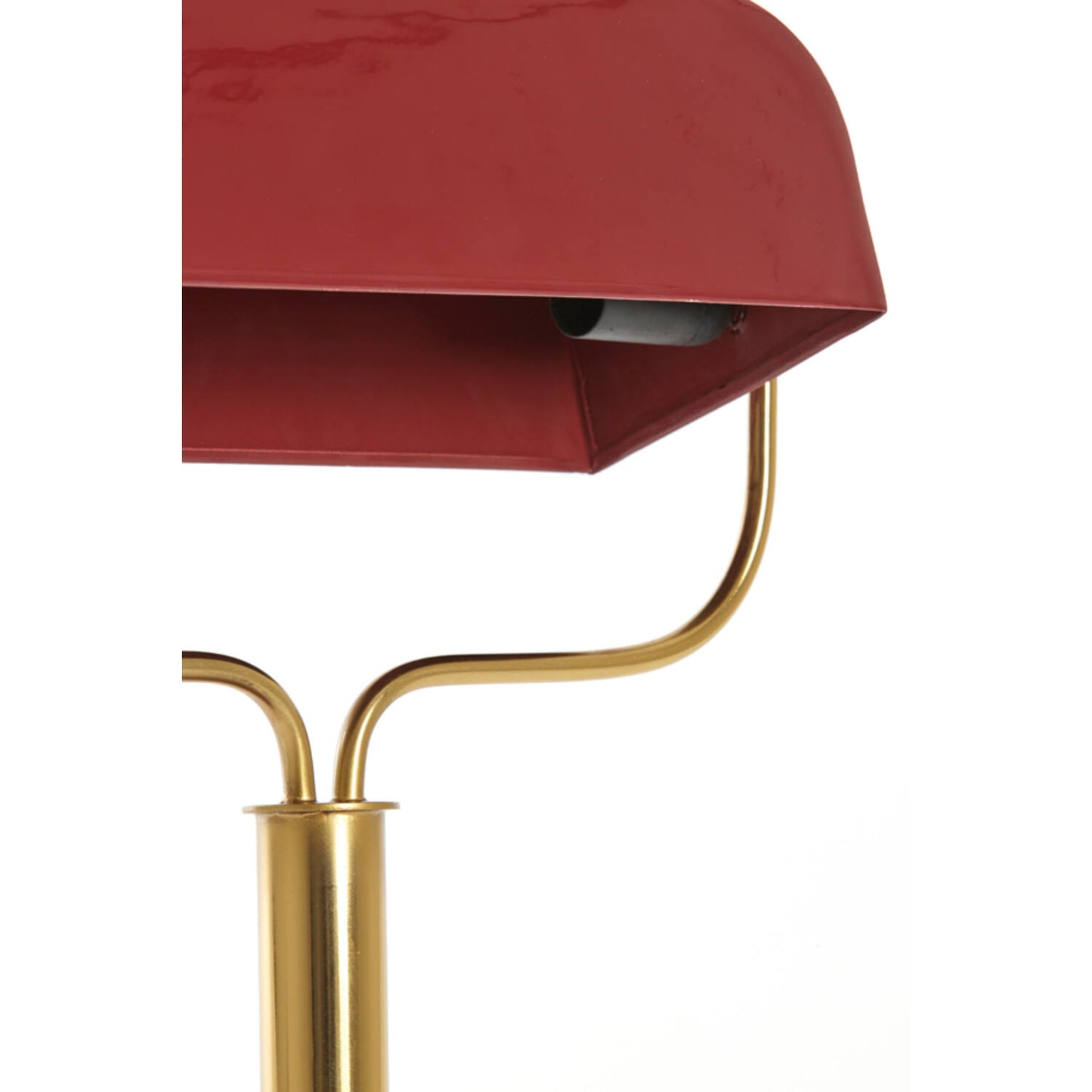 LIGHT & LIVING TABLE LAMP AYER BURGUNDY & GOLD