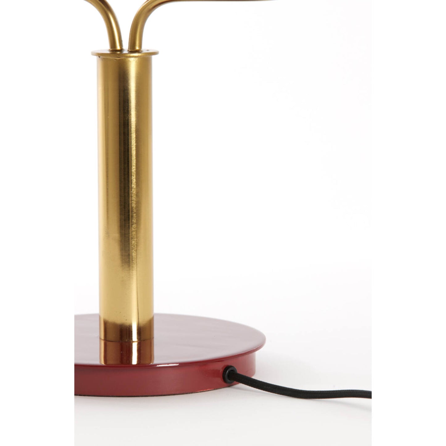 LIGHT & LIVING TABLE LAMP AYER BURGUNDY & GOLD