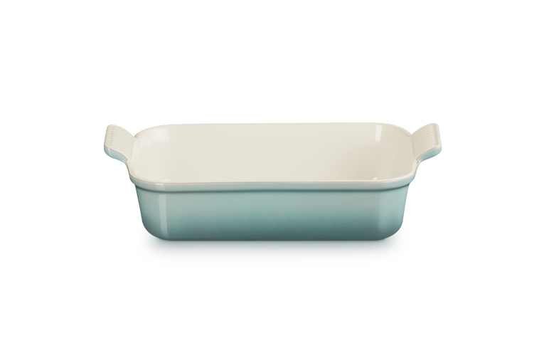 LE CREUSET STONEWARE HERITAGE RECTANGULAR DISH 19CM SEA SALT