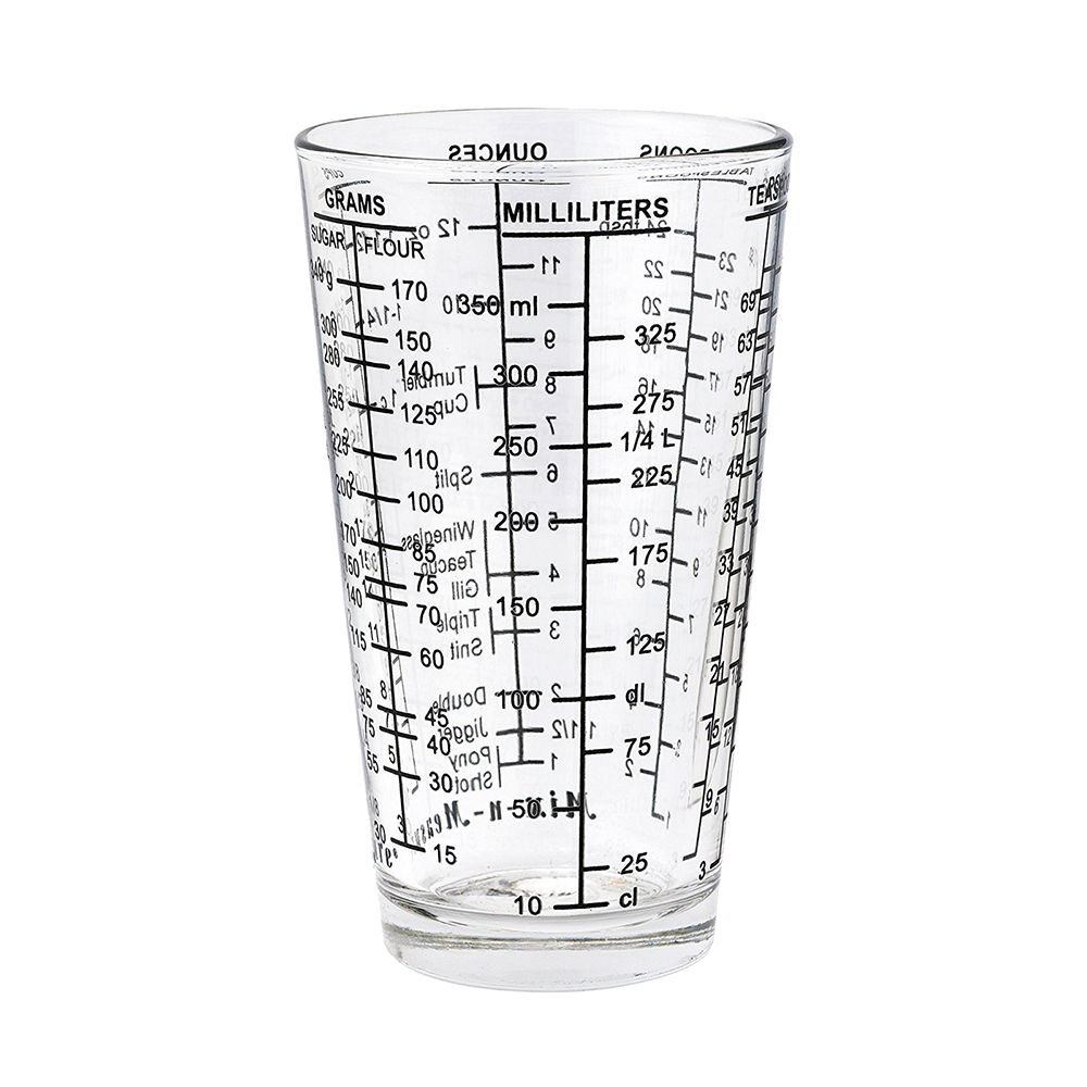 EDDINGTONS MIX N MEASURE GLASS 16OZ
