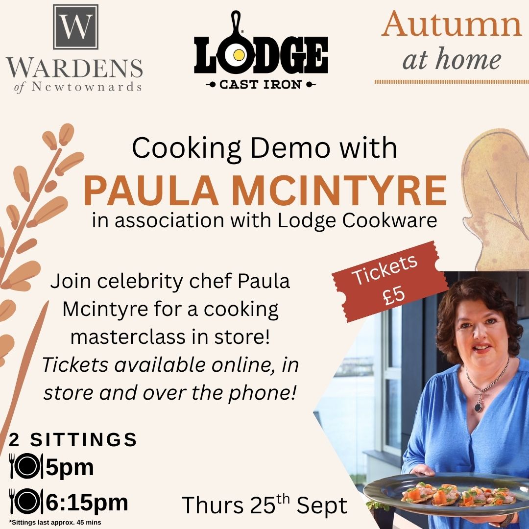 COOKING MASTERCLASS WITH PAULA MCINTYRE TICKET