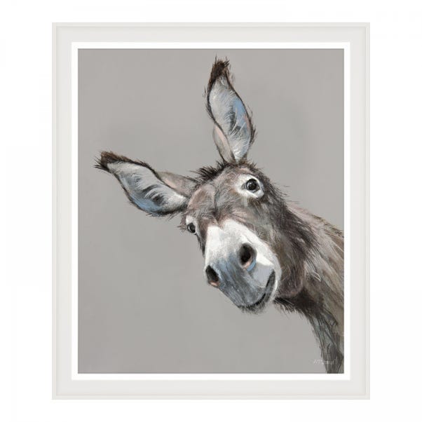 GALLERY REGGIE DONKEY FRAMED CANVAS 550x27x650MM