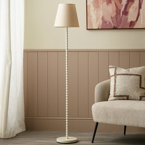 SOPHIA PUTTY METAL BOBBLE FLOOR LAMP