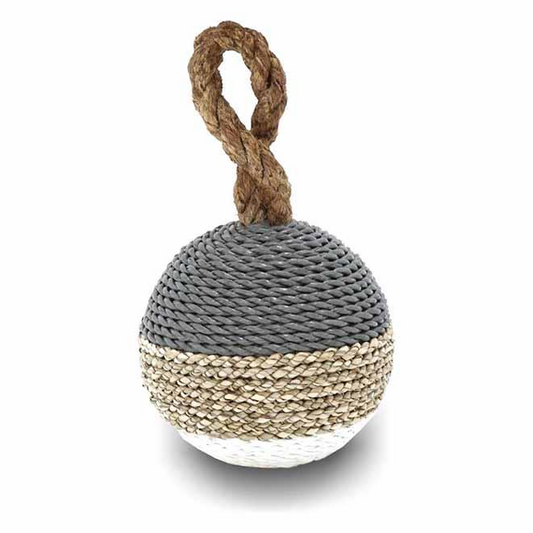 BASKETWEAVE BALL DOOR STOP