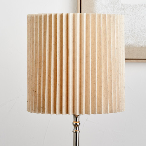 CALLISTA NATURAL LINEN HARD PLEAT SHADE