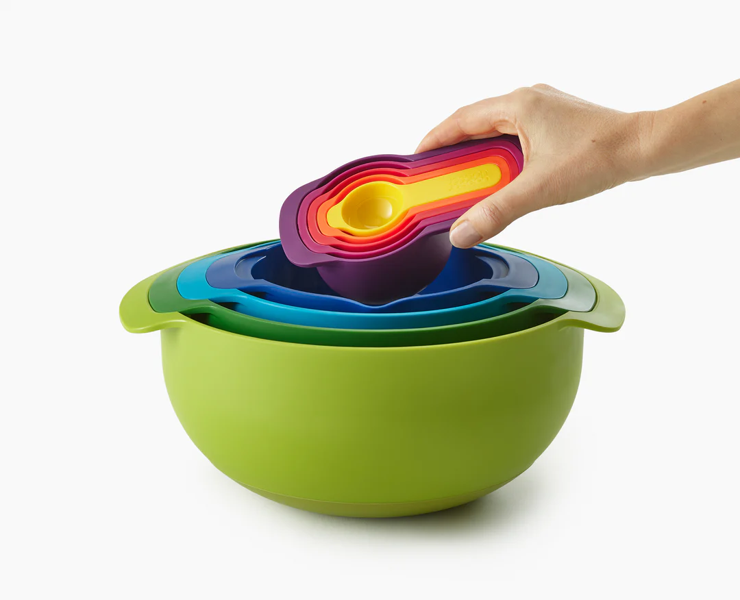 JOSEPH JOSEPH NEST 9 PLUS NESTING BOWL SET - MULTI