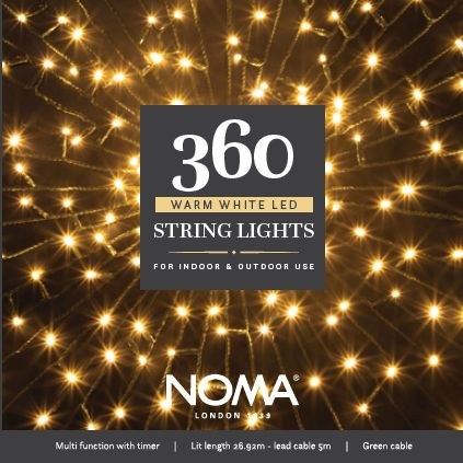 NOMA WARM WHITE MULTIFUNCTION STRING LIGHTS