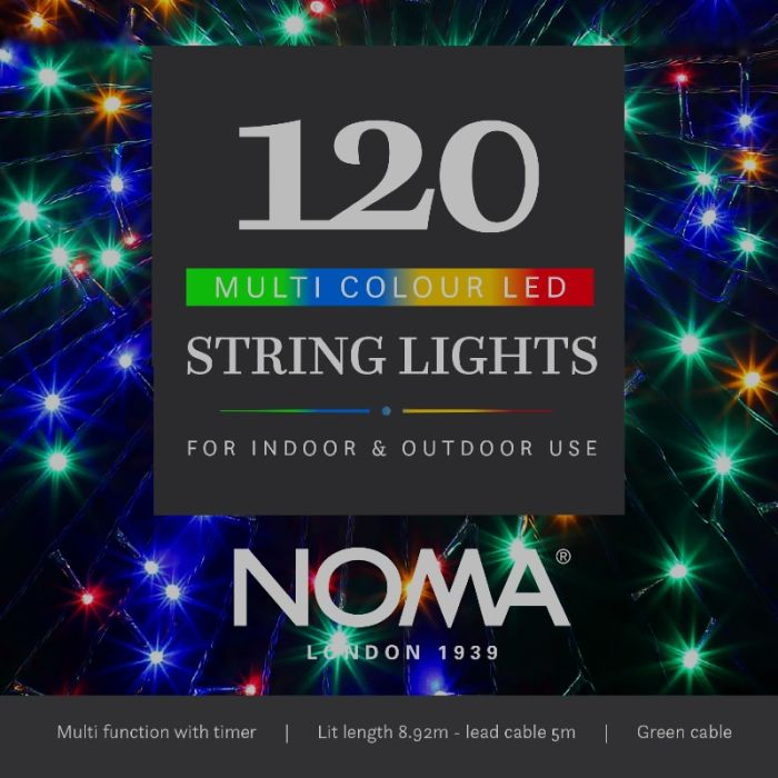 NOMA MULTICOLOUR MULTIFUNCTION STRING LIGHTS
