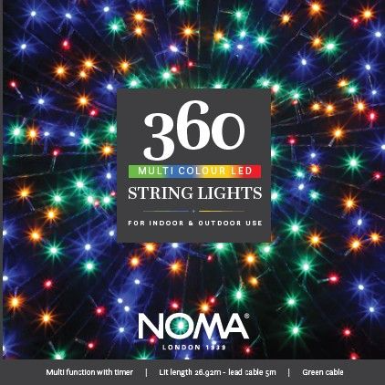 NOMA MULTICOLOUR MULTIFUNCTION STRING LIGHTS