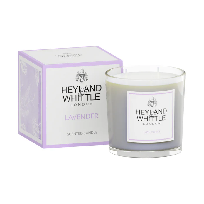 HEYLAND & WHITTLE 2 WICK 400G CANDLE- LAVENDER