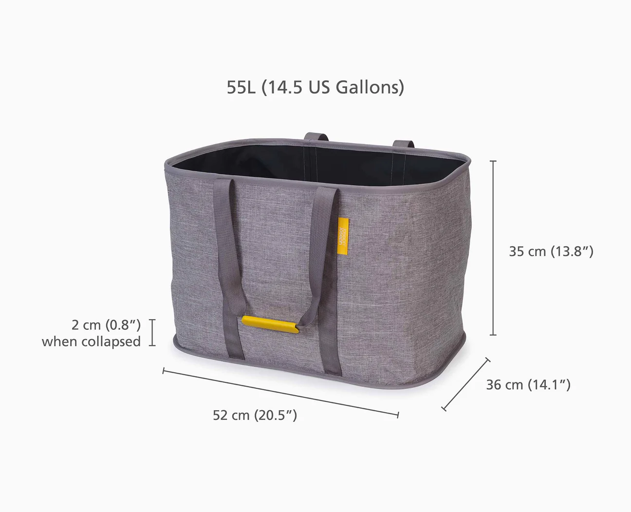 HOLD ALL COLLAPSIBLE LAUNDRY BASKET