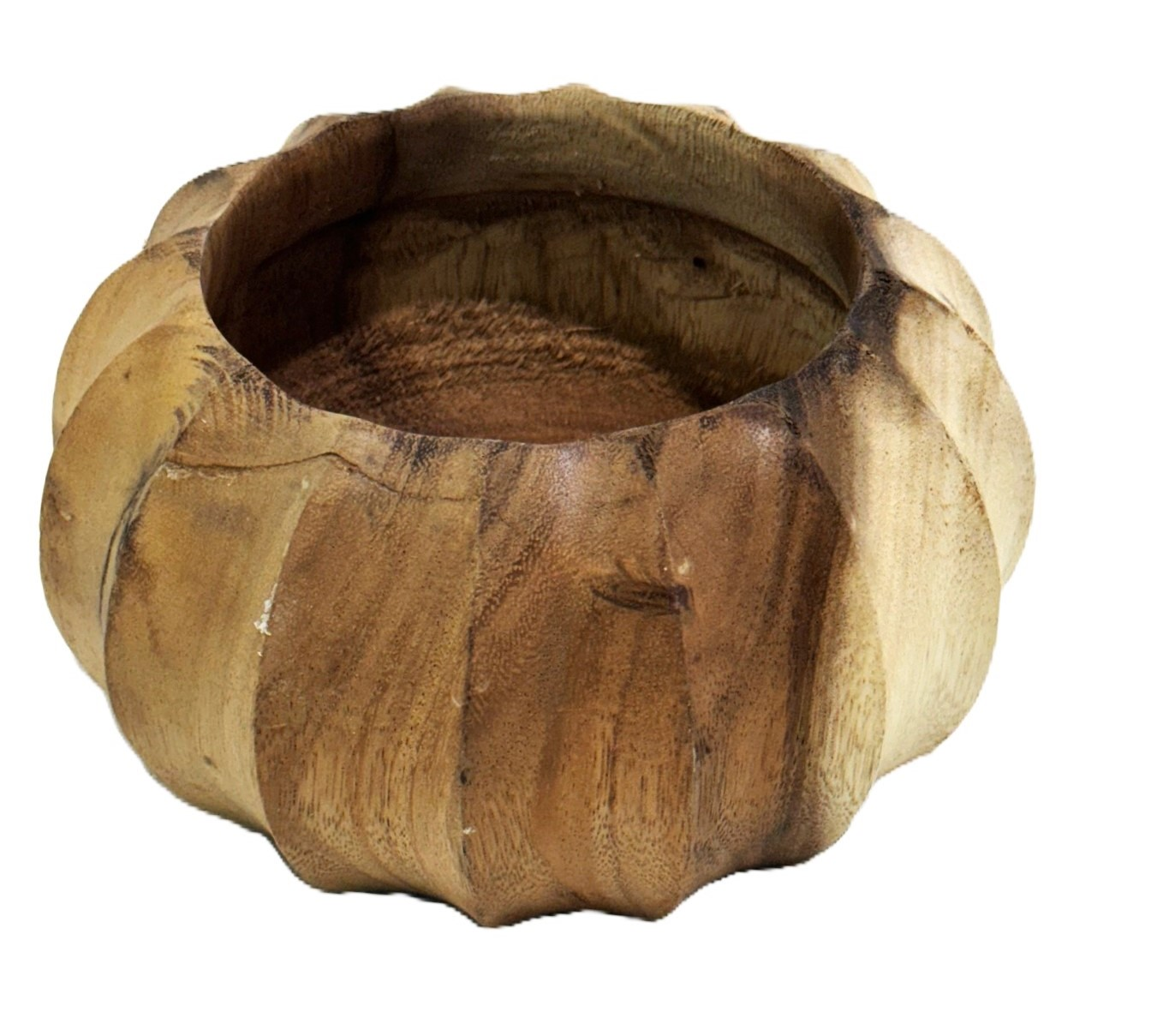 FLORES SMALL SCALLOPED BOWL