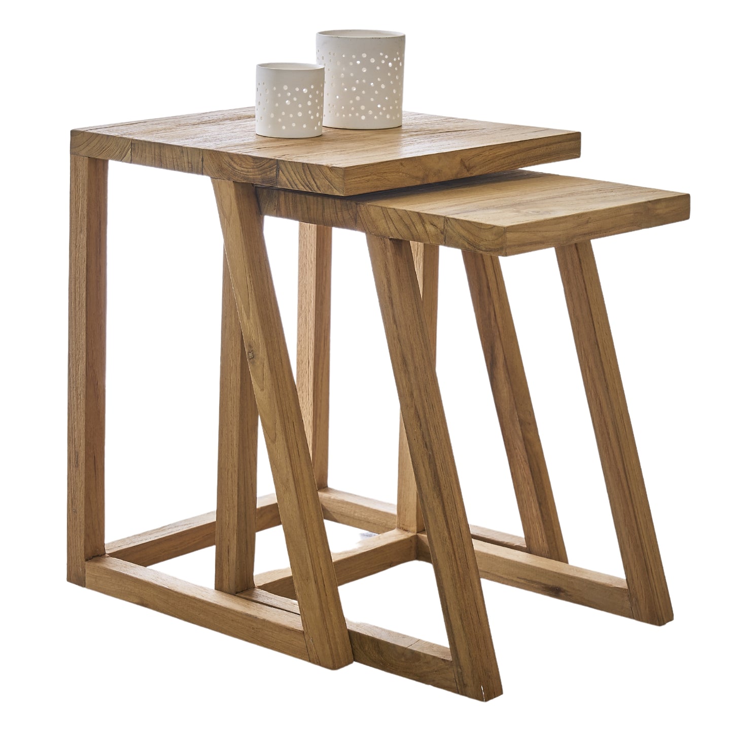 BLUEBONE CONISTON NESTING 'Z' SIDE TABLES - SET OF 2