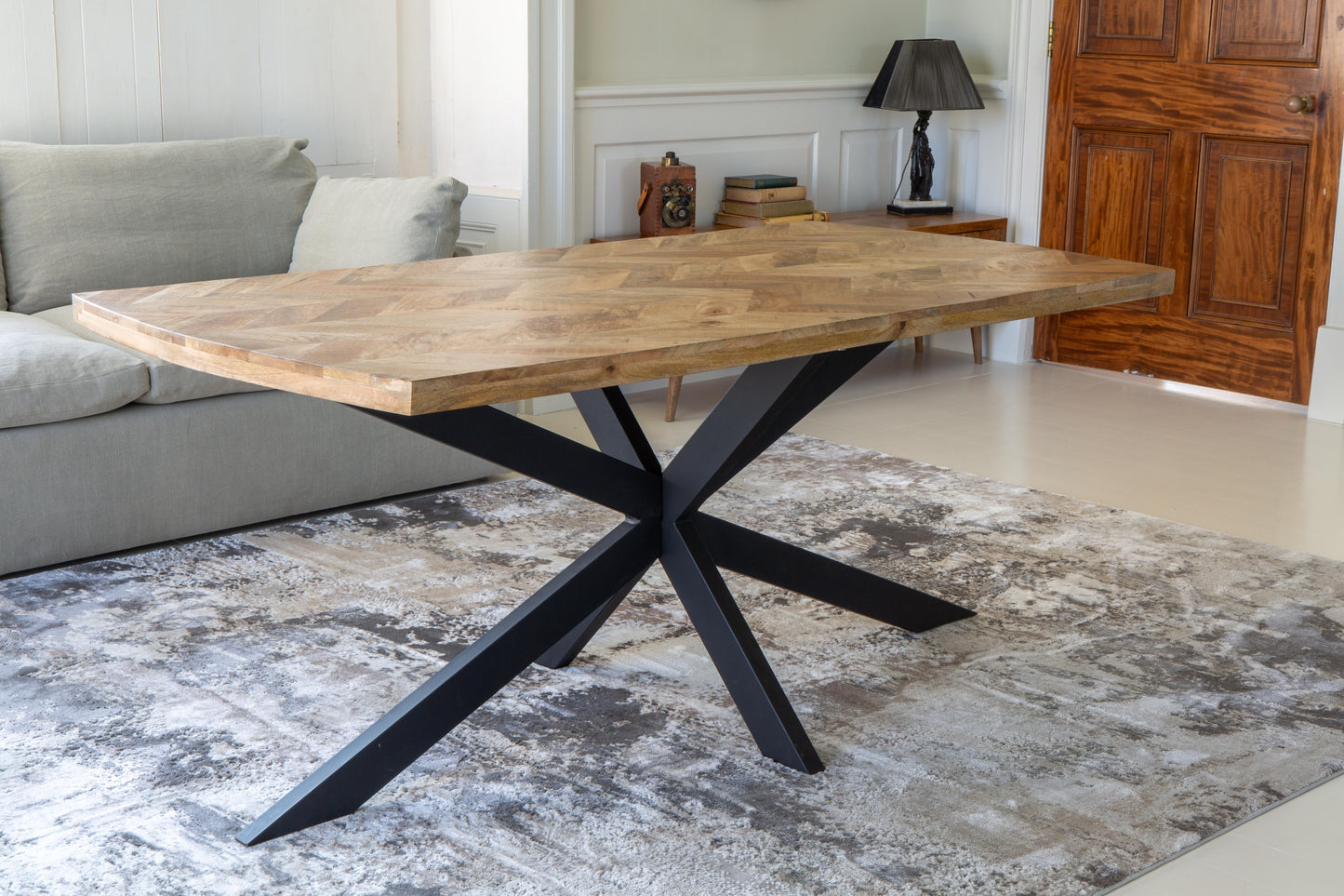 CHEVRON DINING TABLE