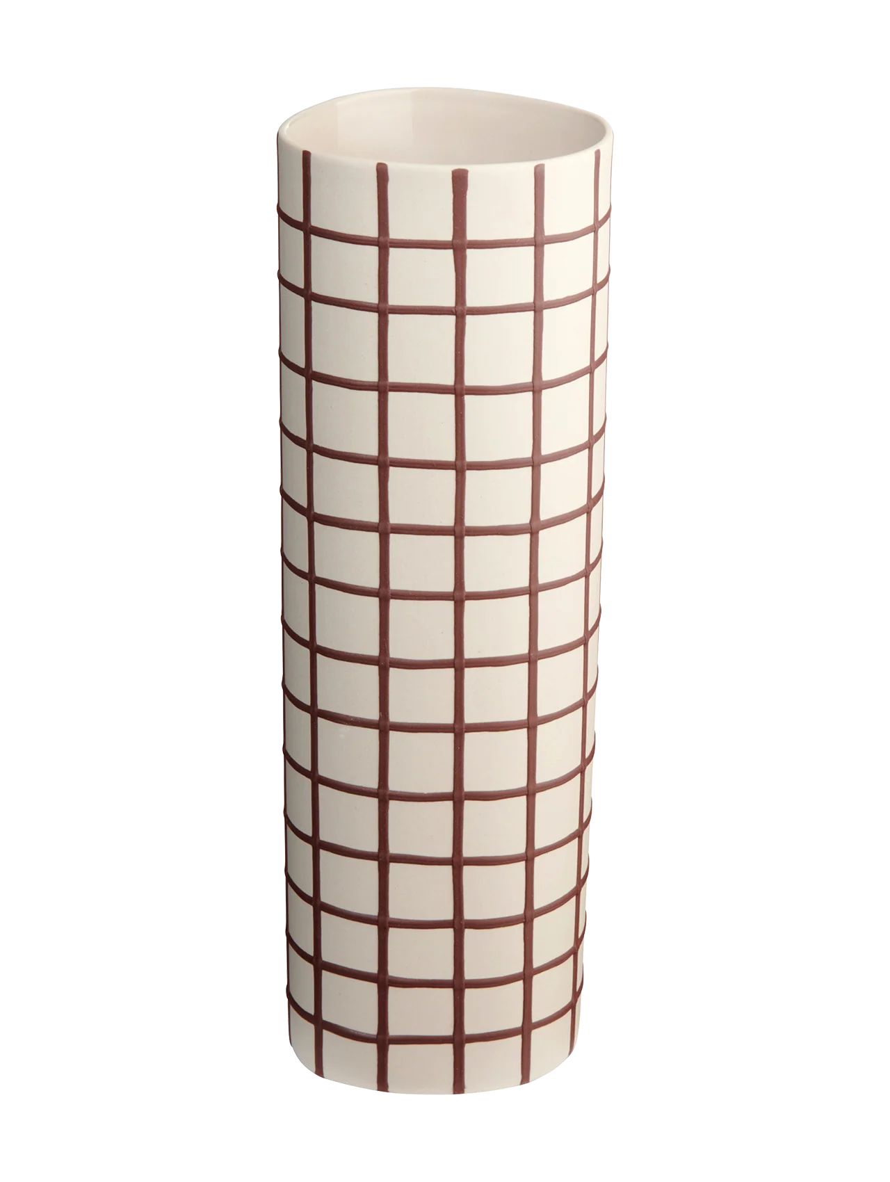 VASE BORDEAUX SQUARES