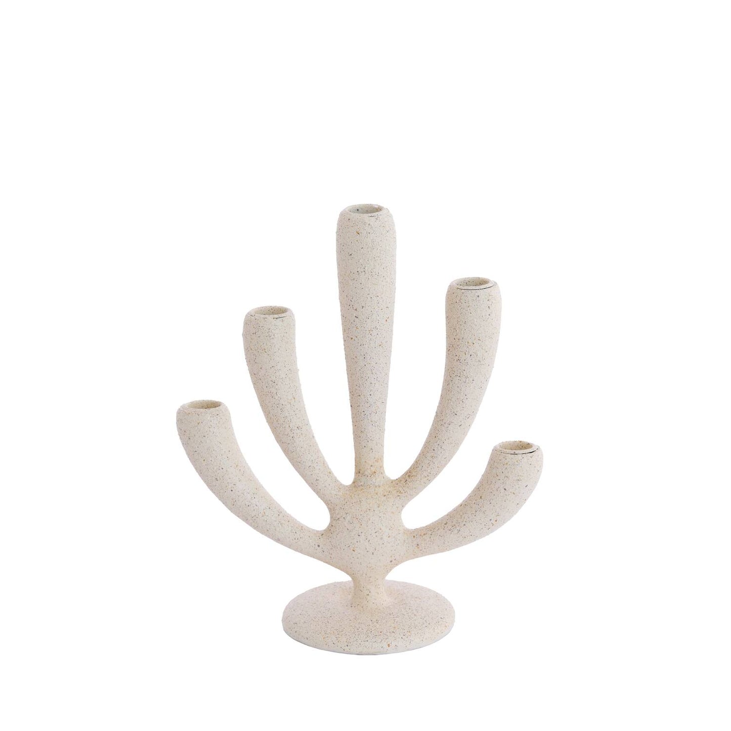 LIGHT & LIVING ACCESSORY CANDLE STICK 5L 25*11.5*28.5CM POLINO MATT CREAM