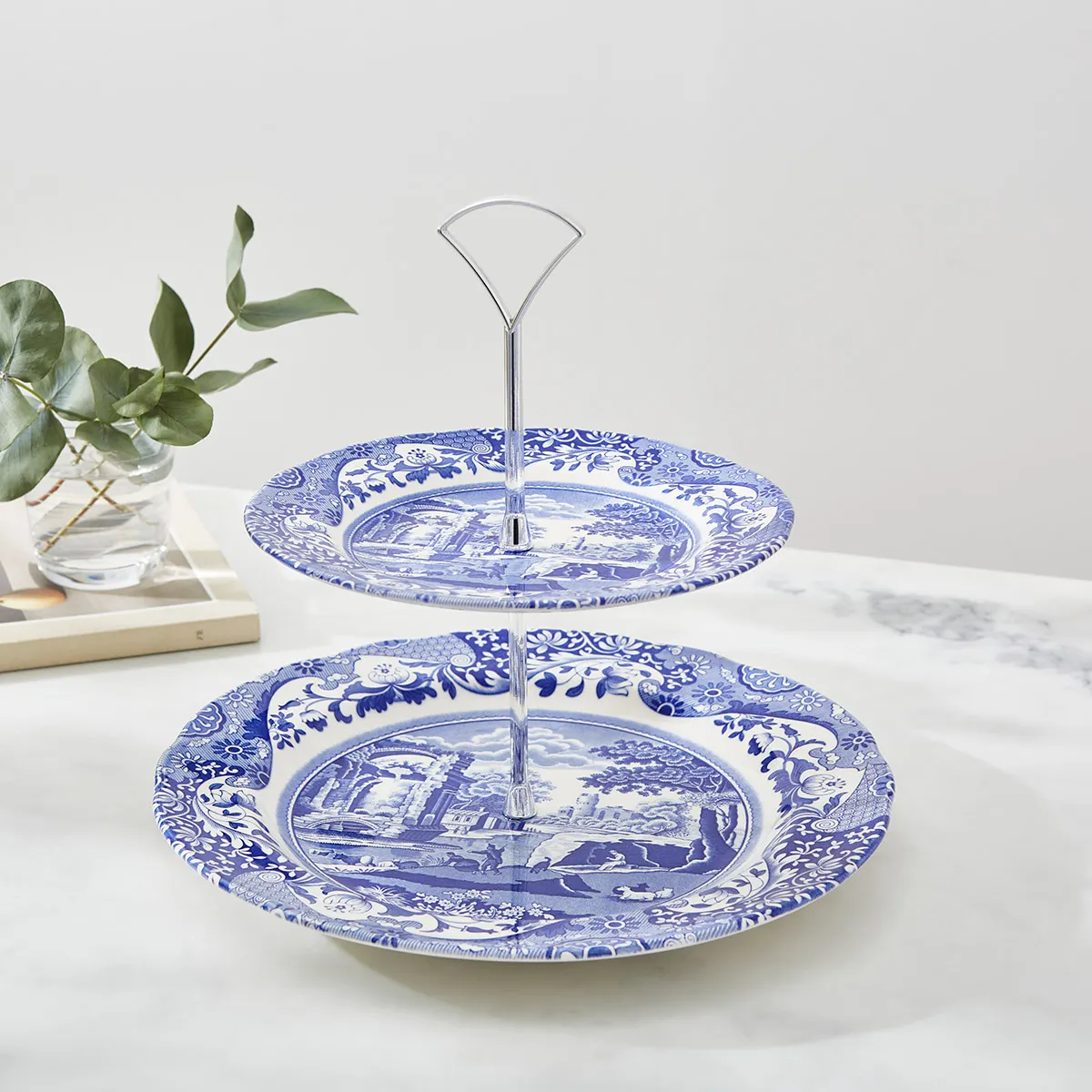 SPODE BLUE ITALIAN CAKE STAND