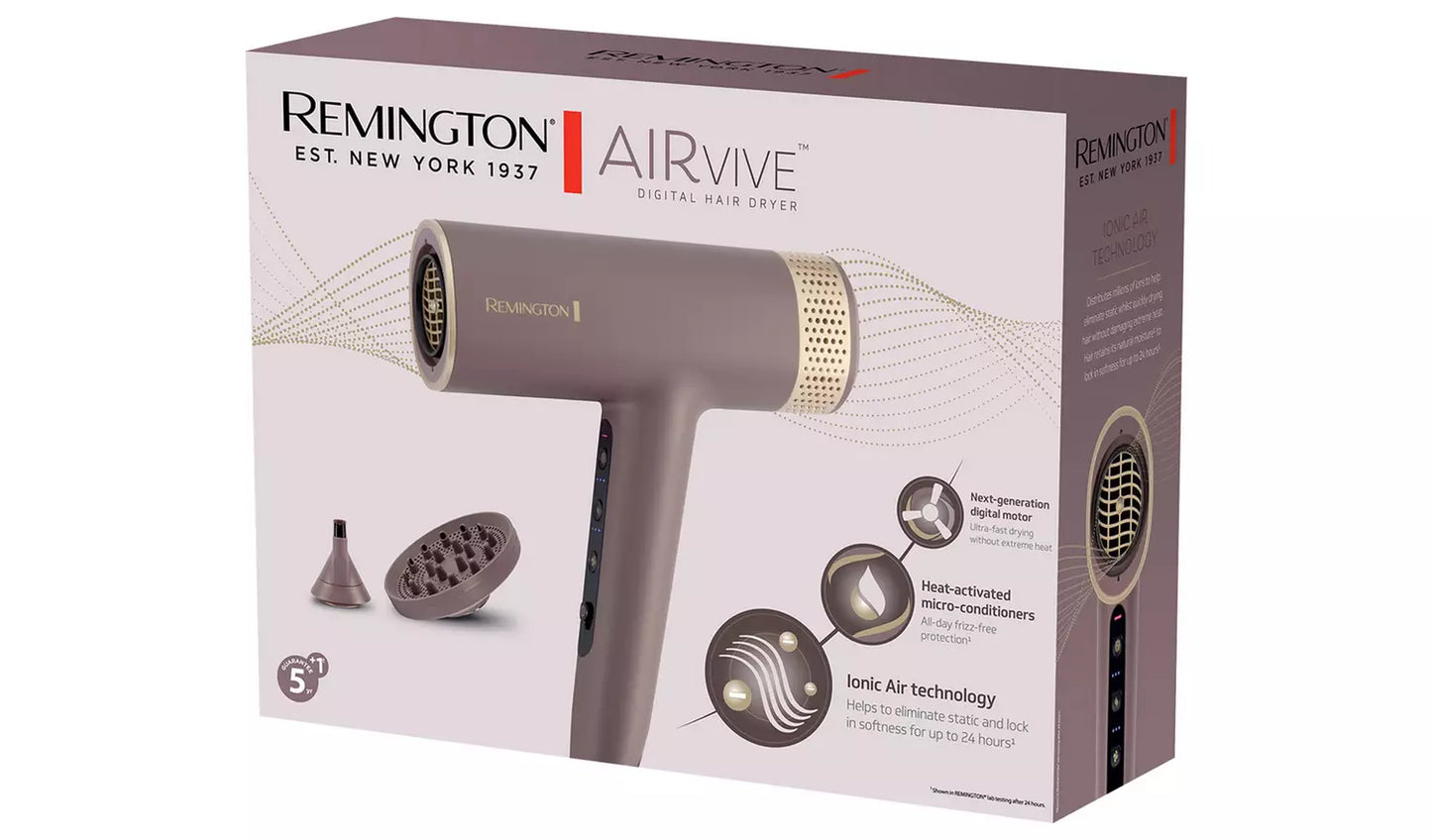 REMINGTON AIRVIVE DIGITAL HAIR DRYER
