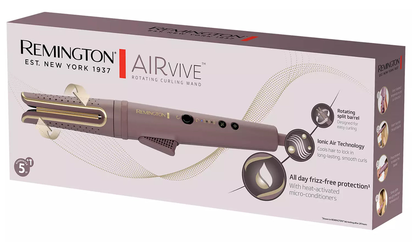 REMINGTON AIRVIVE ROTATING CURLING WAND