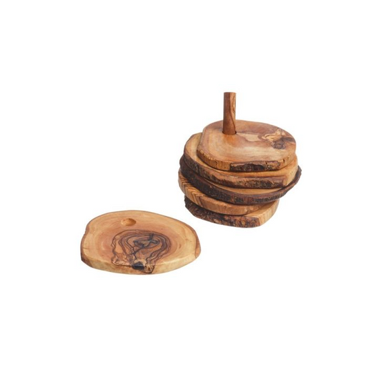 OLIVE WOOD COASTERS