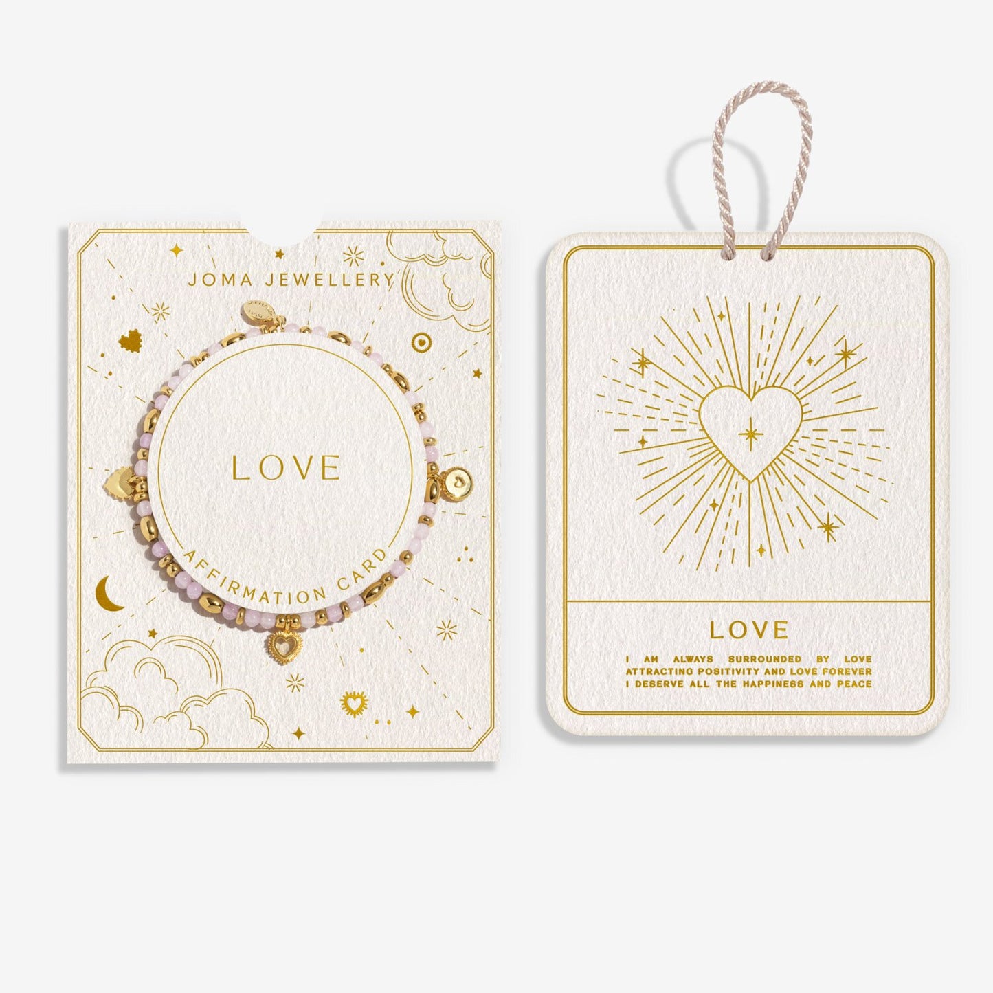 AFFIRMATION CARD LOVE BRACELET