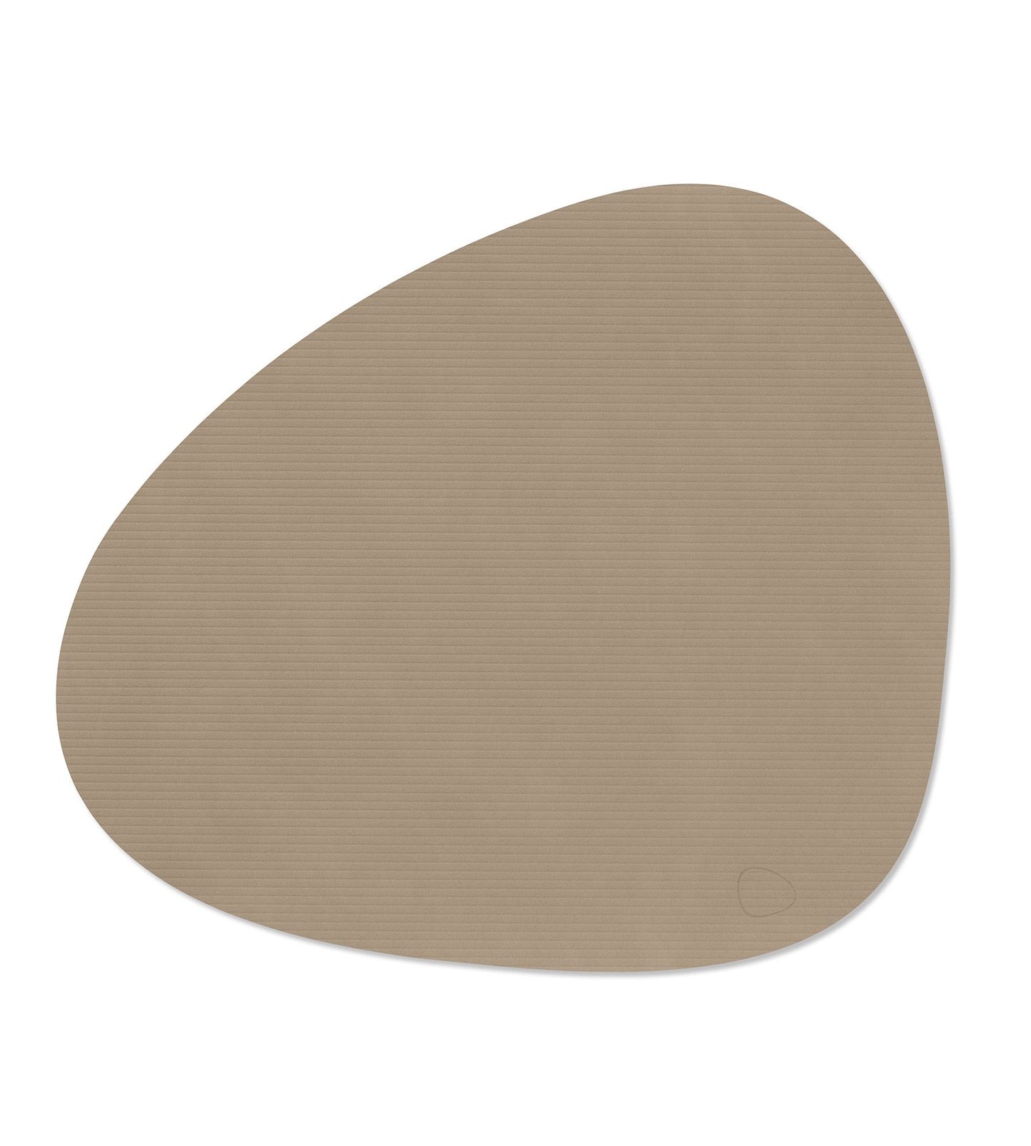 TABLE MAT CURVE L CORDUROY CLAY BROWN