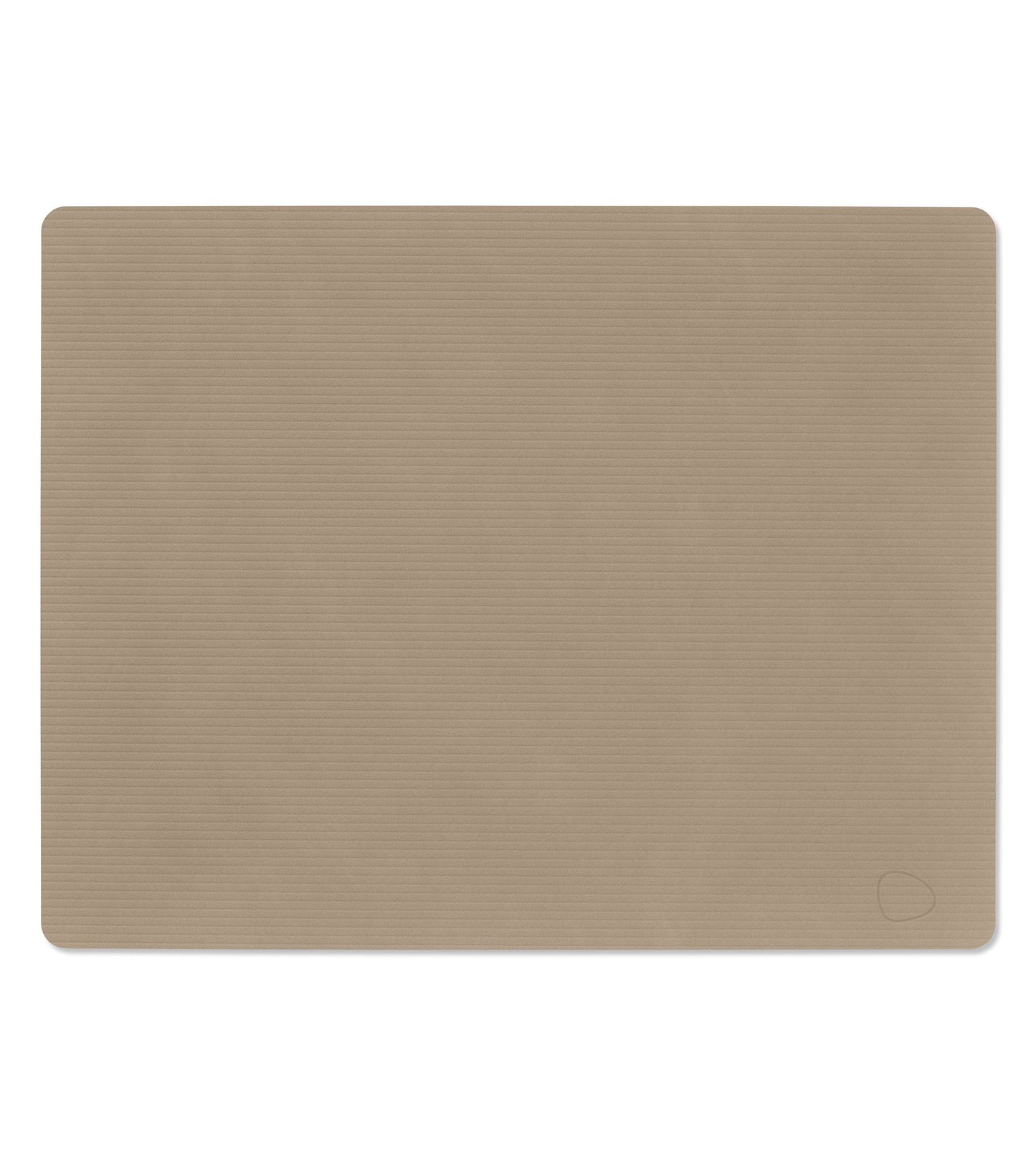 TABLE MAT SQUARE L CORDUROY CLAY BROWN