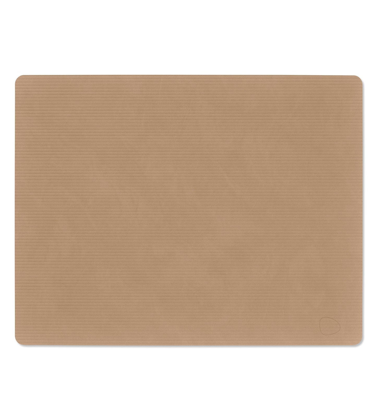 TABLE MAT SQUARE L CORDUROY NOUGAT
