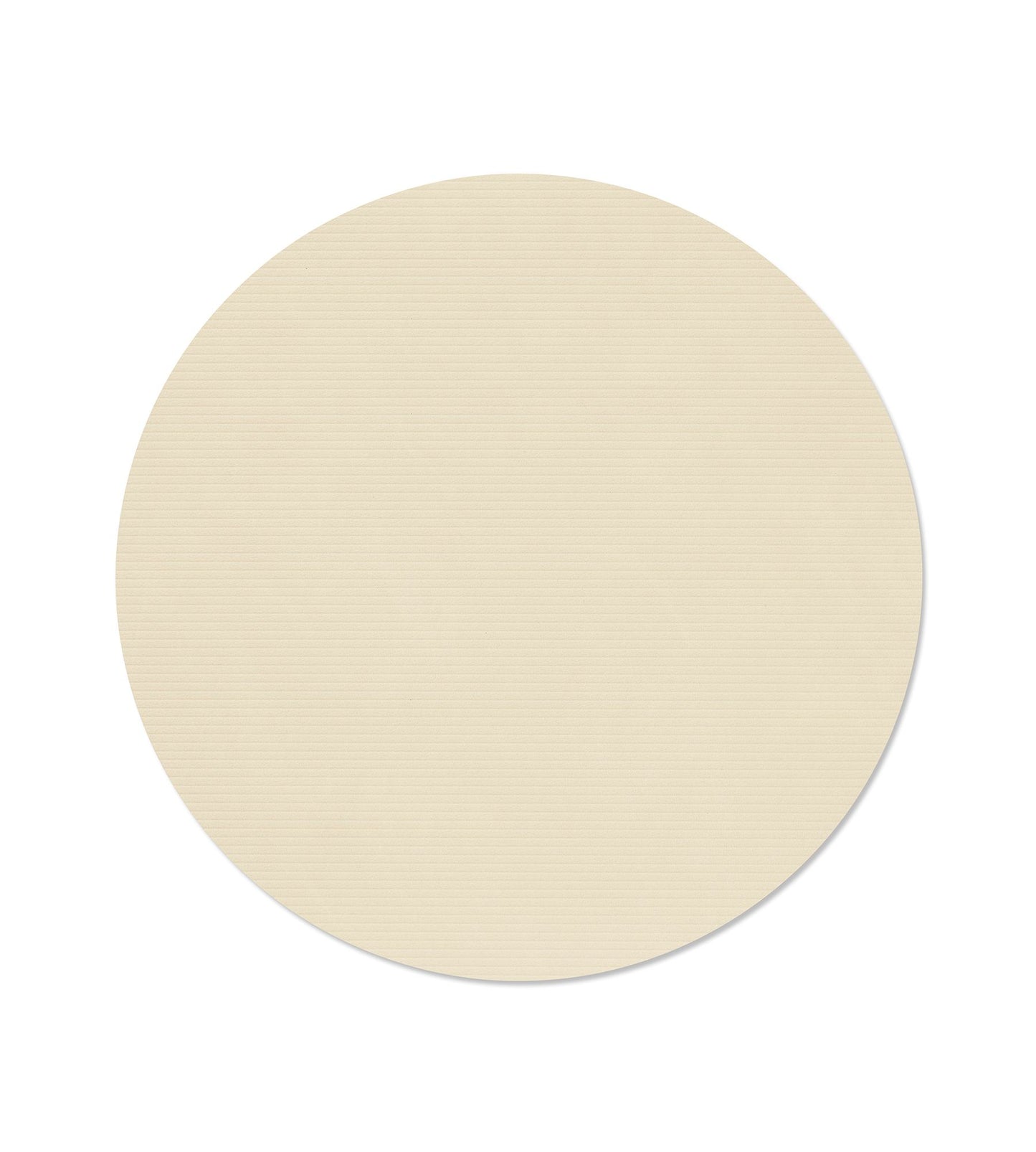 TABLE MAT CIRCLE L CORDUROY VANILLA
