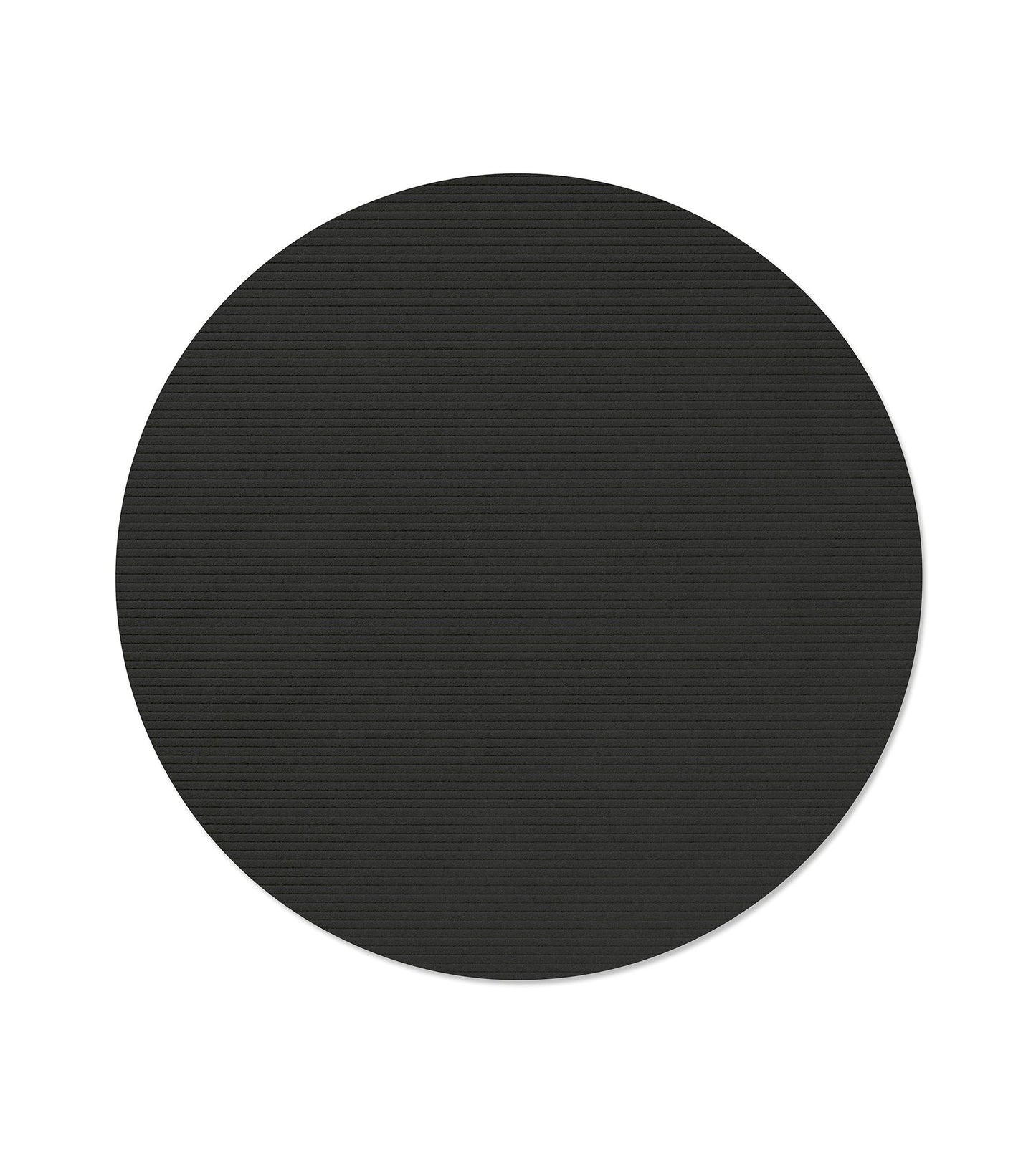 TABLE MAT CIRCLE L CORDUROY BLACK INK