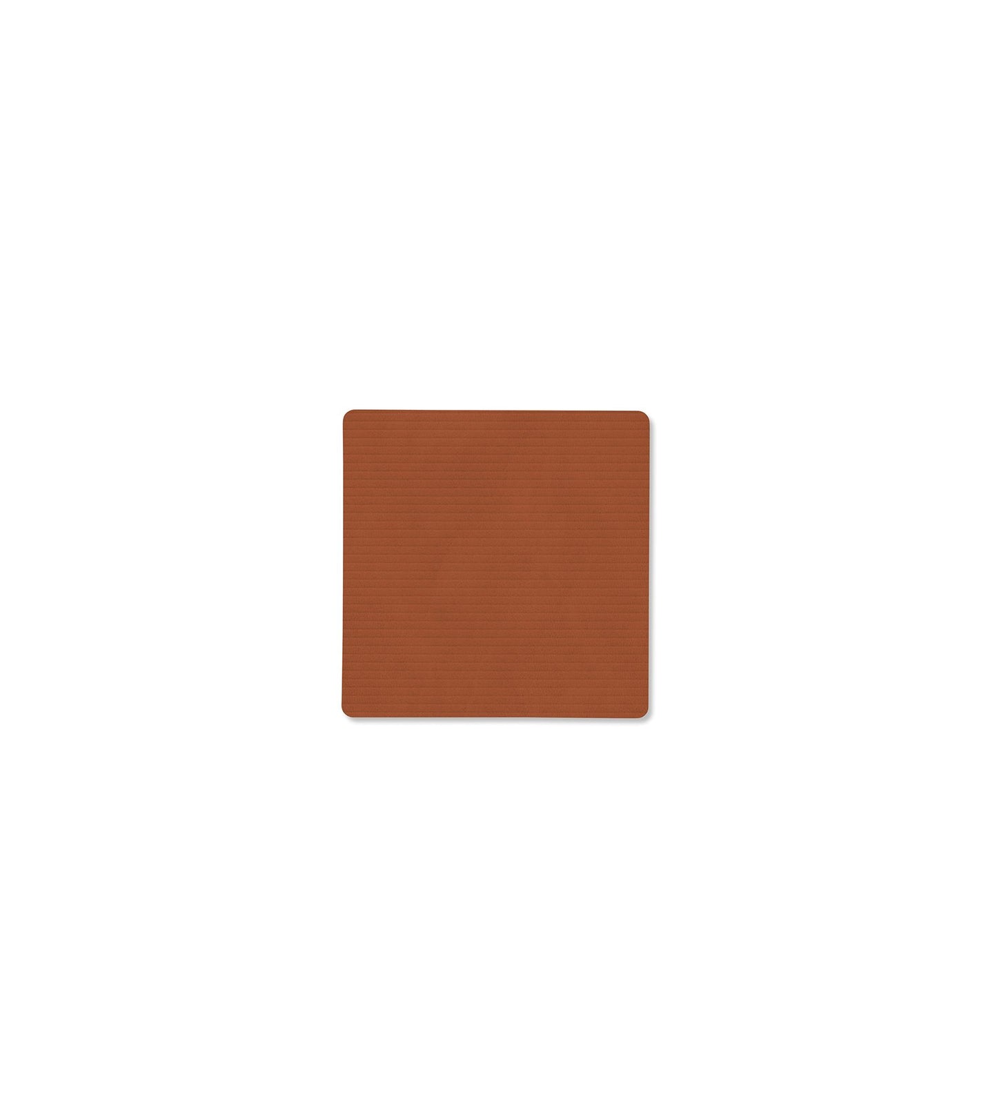 GLASS MAT SQUARE CORDUROY RUST