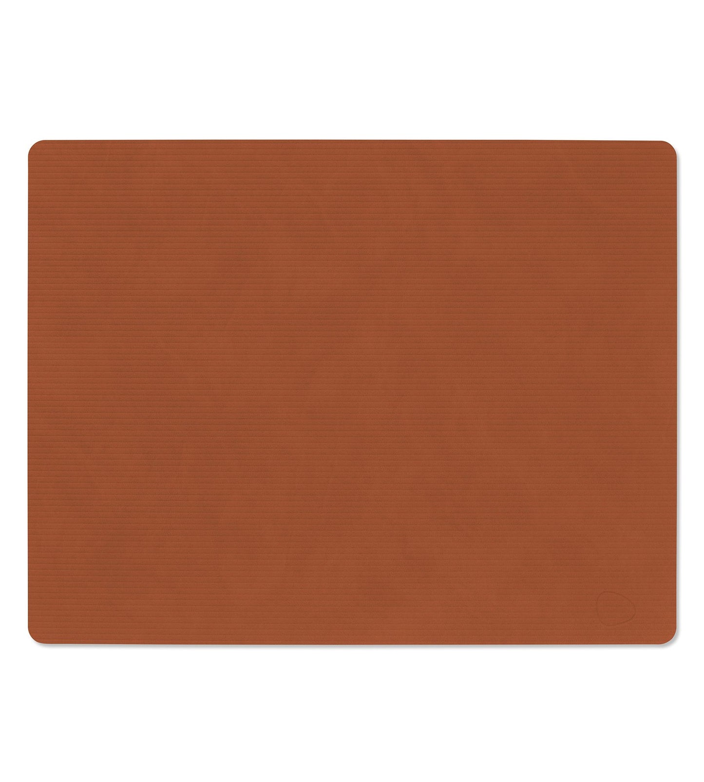 TABLE MAT SQUARE L CORDUROY RUST