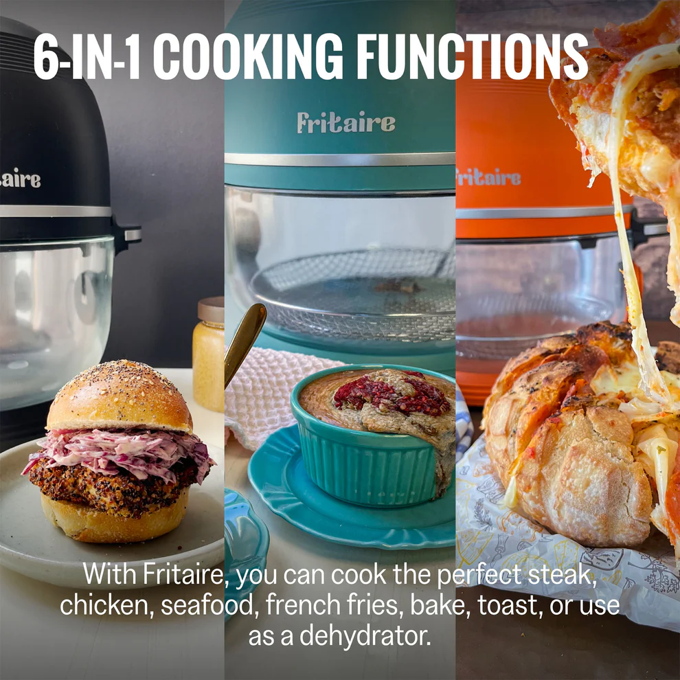 FRITAIRE GLASS AIR FRYER - ORANGE