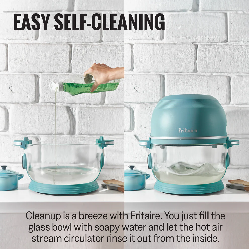 FRITAIRE GLASS AIR FRYER - ORANGE