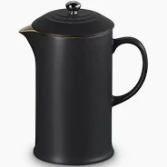 LE CREUSET CAFETIERE W/PRESS SATIN BLACK 1L