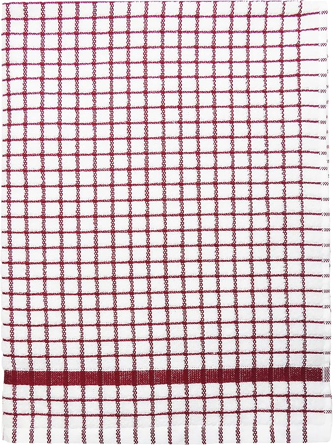 706 - POLIDRI TEA TOWEL BURGUNDY