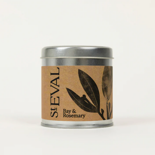 BAY & ROSEMARY SCENTED CANDLE TIN