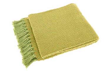 FESTIVAL RECYCLED COTTON THROW GREEN YELLOW 127*152CM