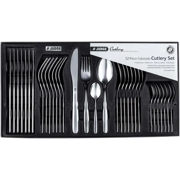 JUDGE COLORADO 32PCE CUTLERY SET