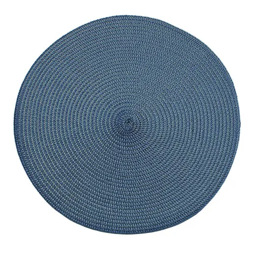 WALTON & CO BLUE CIRCULAR PLACEMATS