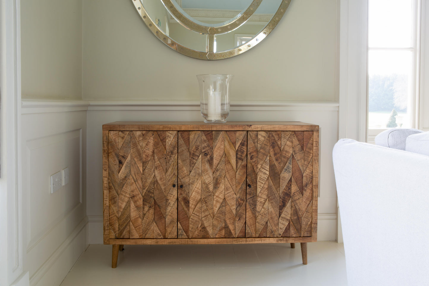 CHEVRON SIDEBOARD